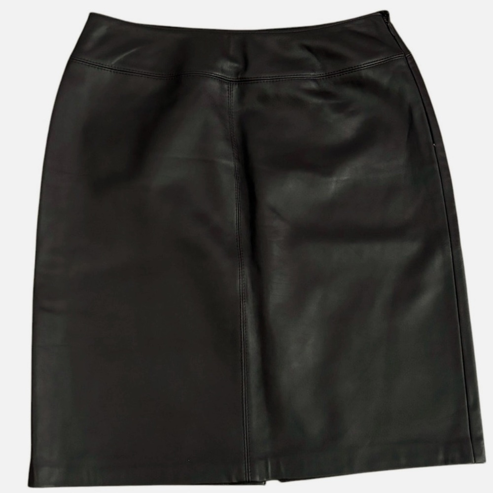 Croft & Barrow Lambskin Leather Pencil Skirt